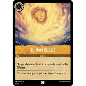 031/204 Tu m’as oublié