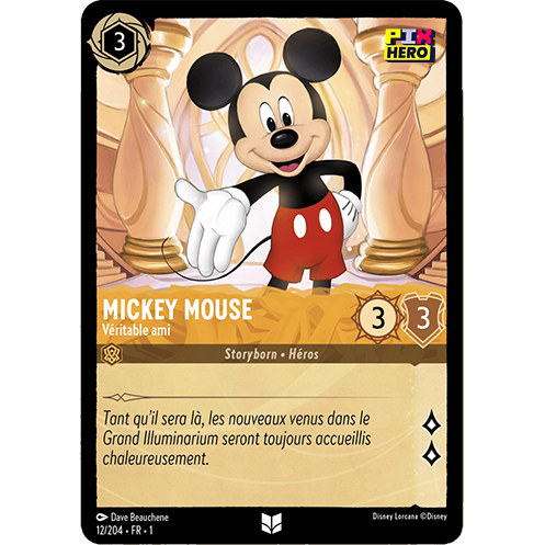 Mickey Mouse 12/204 Véritable ami