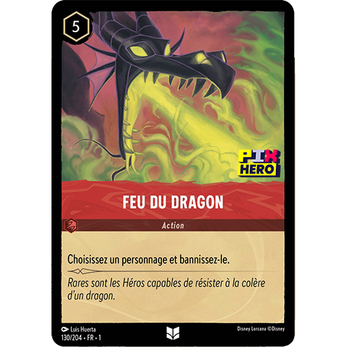 Image de la carte Lorcana : Feu du Dragon 130/204