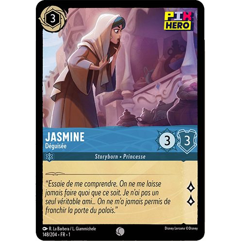 Image de la carte Lorcana : Jasmine 148/204 Déguisée