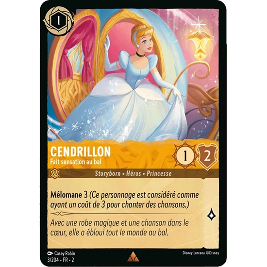 Image de la carte Lorcana : 3/204 Cendrillon - Fait sensation au bal