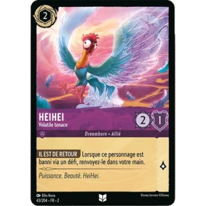 Image de la carte Lorcana : Heihei 43/204 Volatile tenace