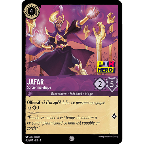 Jafar 45/204 Sorcier maléfique