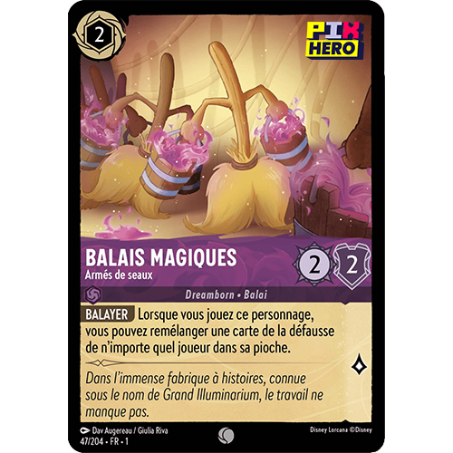 Balais Magiques 47/204 Armées de seaux