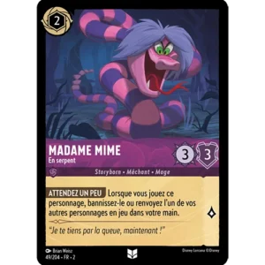 Image de la carte Lorcana : Madame Mime 49/204 En serpent