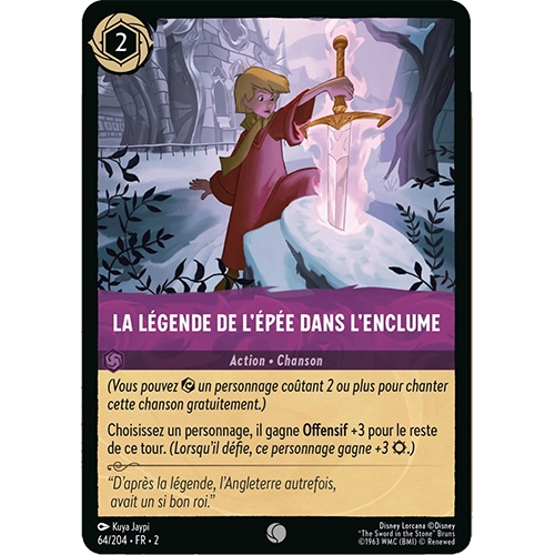 Image de la carte Lorcana : La Légende de l'Épée dans l'enclume 64/204