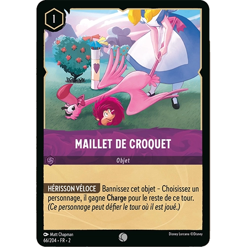 Image de la carte Lorcana : Maillet de Croquet 66/204