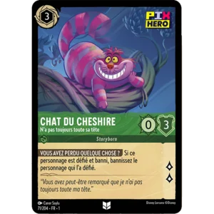 071/204 Chat du Cheshire – N’a pas toujours toute sa tête