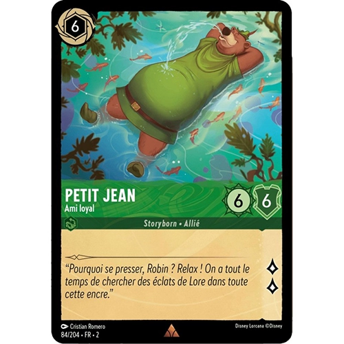 Image de la carte Lorcana : Petit Jean 84/204 Ami loyal